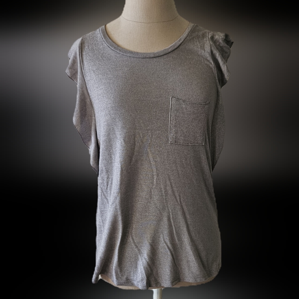 Jun & Ivy Pocket Short Sleeve TOP